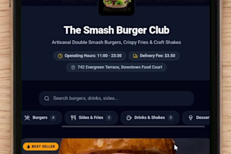 build a whatsapp digital menu web app for restaurant online ordering