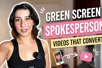 create professional green screen spokesperson videos for your brand