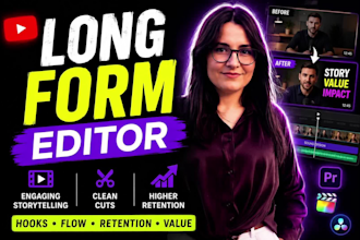 edit long form youtube videos for growth and retention