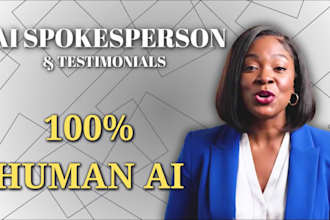 create professional ai spokesperson testimonial videos
