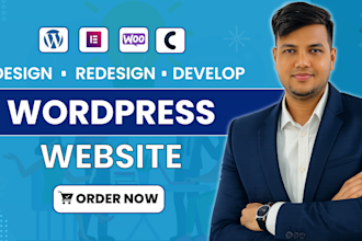 design, redesign, rebuild modern wordpress website, build, clone ecommerce site