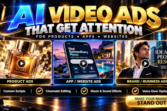 create engaging ai video ads for products, apps and websites
