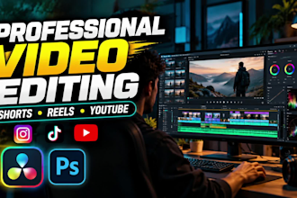 do professional video editing