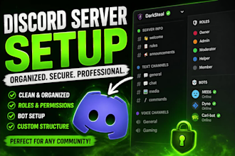 setup and customize your discord server