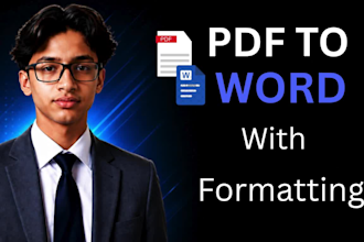 convert PDF to word with formatting