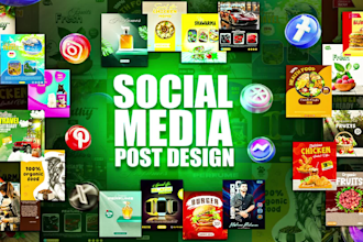design social media  post fb, insta, linkedin in 24 hrs