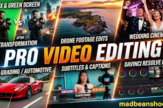 edit your videos professionally and creatively