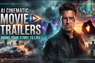 create cinematic ai short films and movie trailers