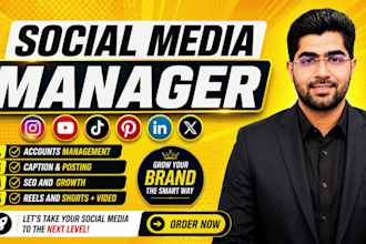 be ai social media marketing manager and amazing digital content creator