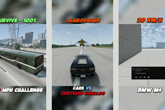 make viral beamng videos for youtube shorts and social media