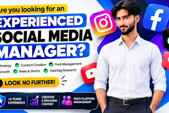 be your monthly social media manager and content creator