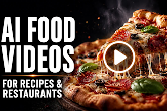create cinematic ai food videos for recipes and restaurants