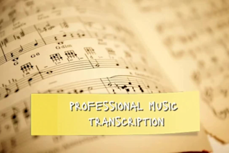 transcribe melodies, solos and chords by ear