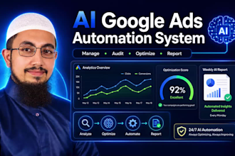 build google ads ppc automation system to create campaign audit optimize reports