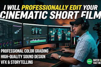 professionally edit your cinematic short film