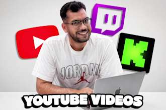 edit twitch or kick stream vod for a funny youtube video