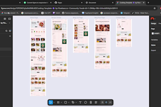 convert figma design to responsive HTML tailwind website