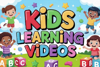 create kids learning videos for youtube animation for kids