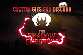 create an animated discord logo, icon, banner gif