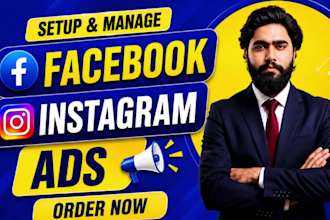 setup and manage facebook ads campaign, instagram ads, fb or meta ad marketing