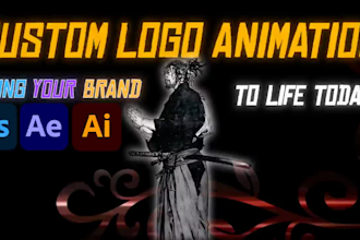 create a cinematic 2d logo animation