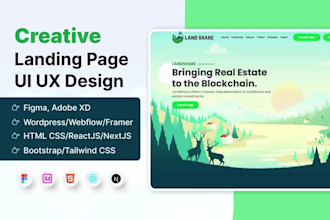design and develop your business website or landingpage with dashboard
