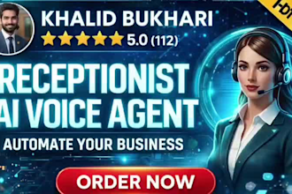 be your voice receptionist to handle calls and bookings