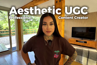 create aesthetic ugc video for tiktok, reels and ads