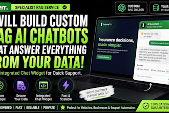 build a custom rag ai chatbot for your website