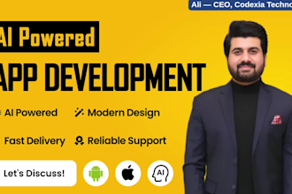 create ai powered mobile apps and chatbots