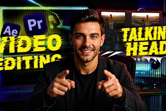 edit talking head, youtube videos and vsl video editing