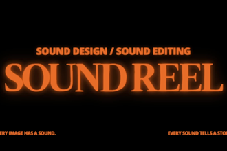 create a sound design, foley and sfx for your film