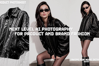 create an aesthetic ai product and fashion photography