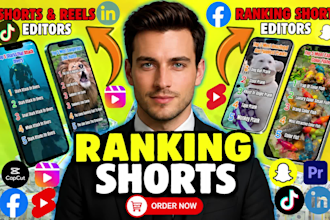 edit viral ranking and trending youtube shorts and reels with high retention