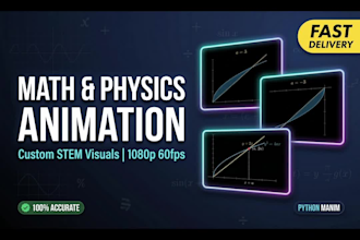 create engaging math, physics and stem animations with manim