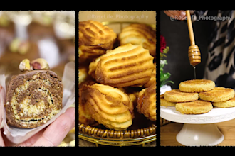 create high quality cooking and food commercial videos