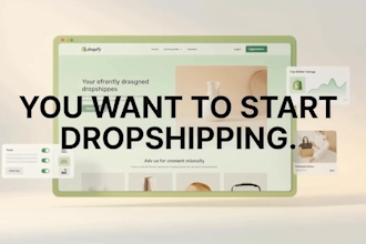 build a shopify dropshipping store