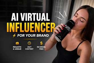 create a realistic ai virtual influencer for your brand