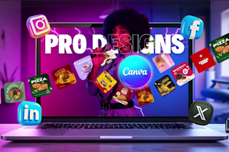 design a high impact social media kit in canva