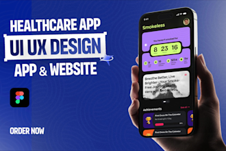 design healthcare, telehealth and pharmacy app UI UX design in figma