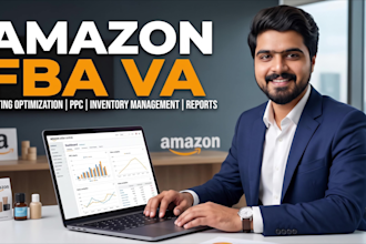 be your expert amazon fba virtual assistant, amazon fba va