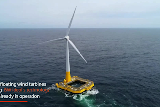 do 3d industrial animation offshore wind turbine renewable and engineering video