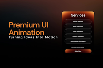 do premium animaiton for you