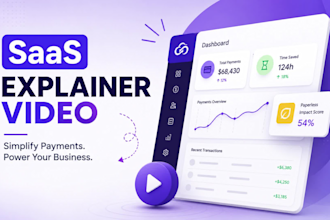 do a stunning promo demo video for saas product or web app