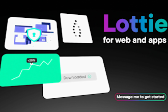 create smooth lottie animations for websites and mobile apps