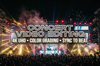 edit a cinematic concert highlight and festival promo video