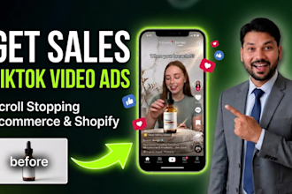 create tiktok video ads for shopify and ecommerce brands