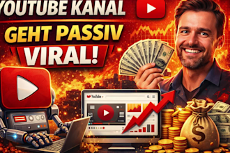 erstelle einen automatisierten youtuben kanal, der passives einkommen generiert
