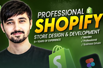 design and develop business driven shopify website develop