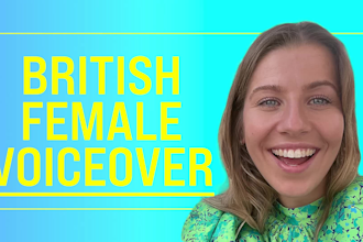 be your british female voice over artist